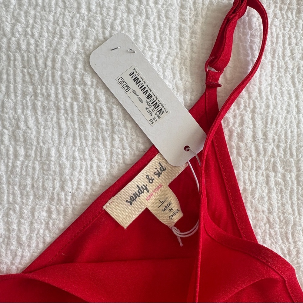 NWT Dressy Red Tank - Picture 2 of 2